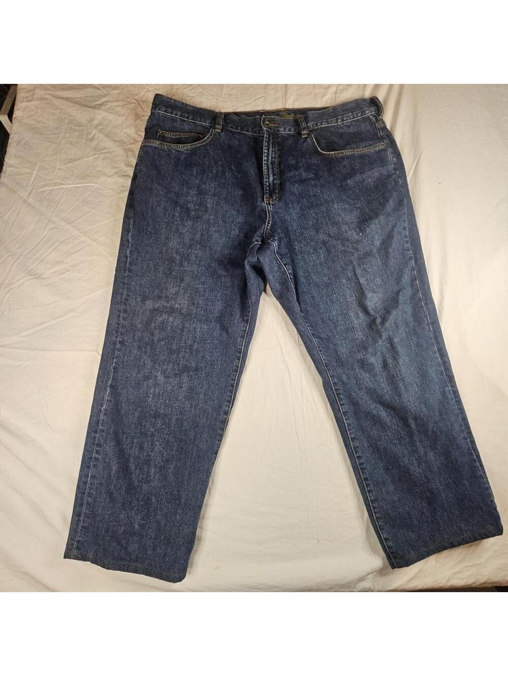 Tommy Bahama Jeans Men's 44x30 Classic Fit Blue Denim 100% Cotton Straight Leg